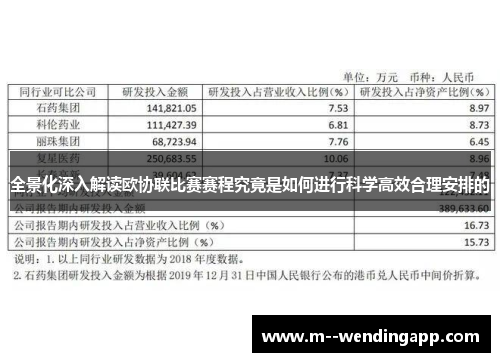全景化深入解读欧协联比赛赛程究竟是如何进行科学高效合理安排的 全景化深入解读欧协联比赛赛程究竟是如何进行科学高效合理安排的