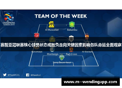 赛前亚冠联赛核心球员状态成胜负走向关键因素影响各队命运全面观察