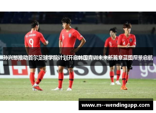 孙兴慜推动首尔足球学院计划开启韩国青训未来新篇章蓝图愿景启航